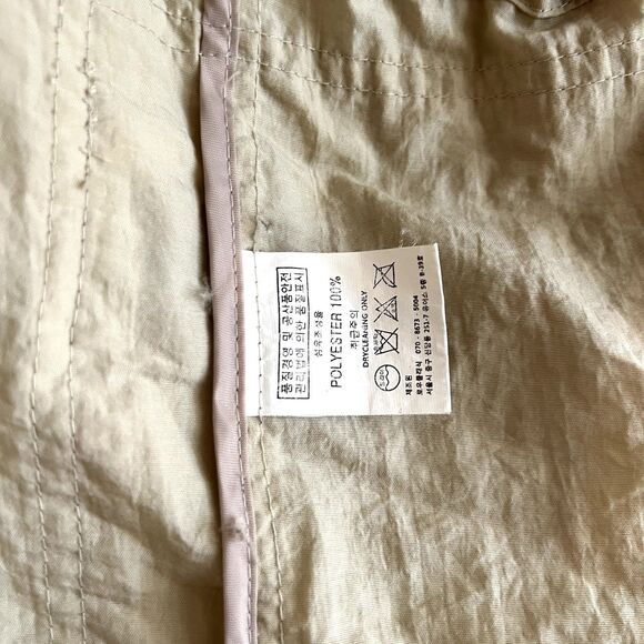 Low Classic Tan Lightweight Combat Jacket With Removeable Hood and Cinched Waist - Picture 16 of 16